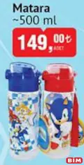 SONİC MATARA 500 ML SONİC MATARA 500 ML